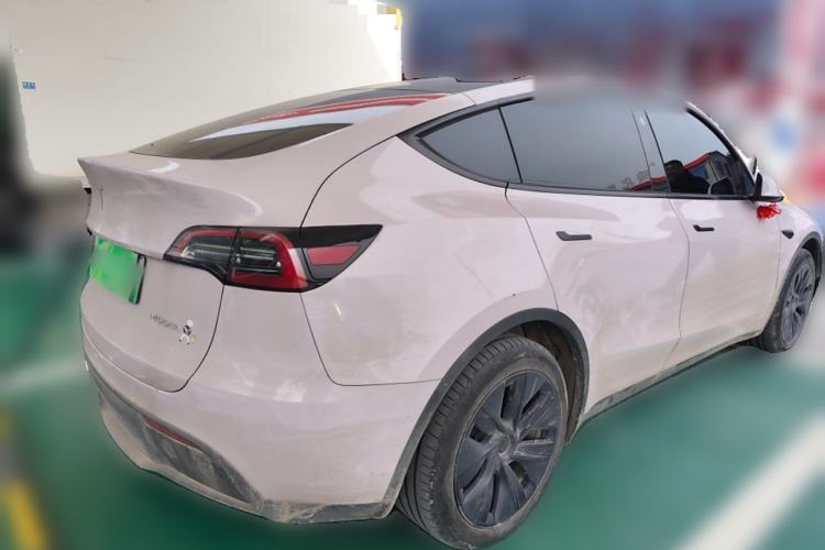 Used Tesla Model Y 2024 Long-Range All-Wheel-Drive Version Rear Right 45 Deg