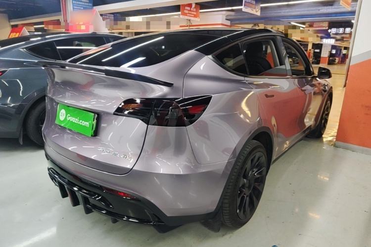 Used Tesla Model Y 2024 Long-Range All-Wheel-Drive Version Rear Right 45 Deg