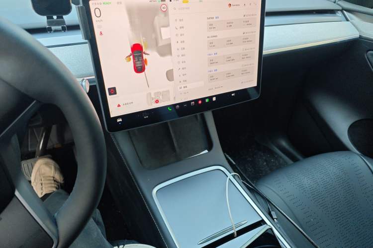 Used Tesla Model Y 2024 Long-Range All-Wheel-Drive Version Audio And AC Panel