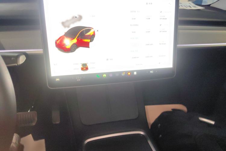 Used Tesla Model Y 2024 Rear-Wheel-Drive Version Audio And AC Panel