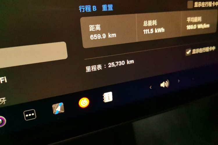 Used Tesla Model Y 2024 Rear-Wheel-Drive Version Odometer Close Up