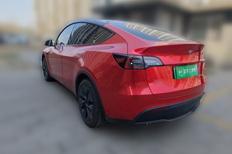 Used Tesla Model Y 2024 Long-Range All-Wheel-Drive Version Rear Left 45 Deg
