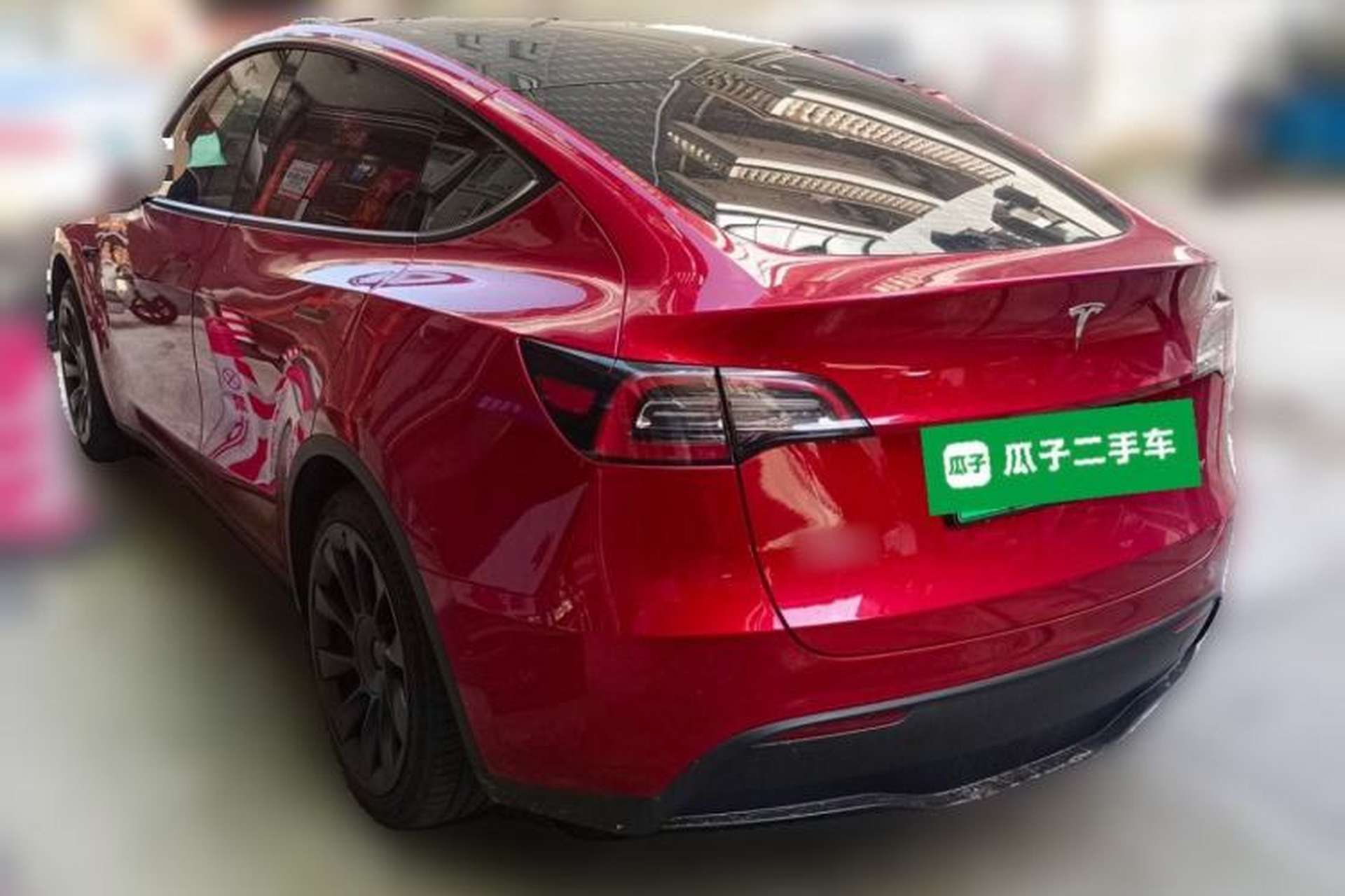 Used Tesla Model Y 2024 Rear-Wheel-Drive Version Rear Left 45 Deg