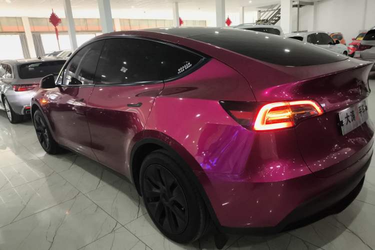 Used Tesla Model Y 2024 Rear-Wheel-Drive Version Rear Left 45 Deg