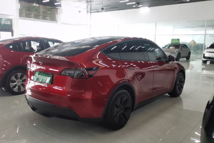 Used Tesla Model Y 2024 Rear-Wheel-Drive Version Rear Right 45 Deg