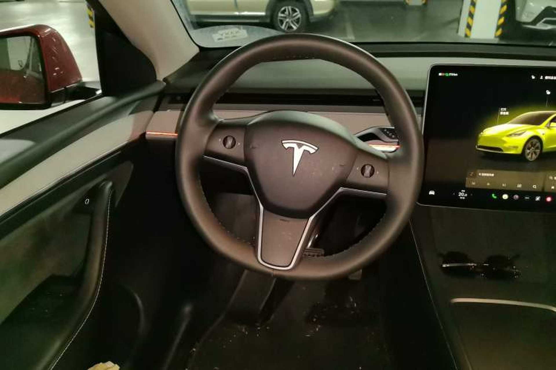 Used Tesla Model Y 2024 Rear-Wheel-Drive Version Steering Wheel