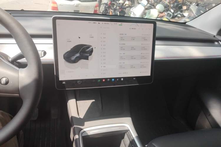 Used Tesla Model Y 2024 Rear-Wheel-Drive Version Audio And AC Panel