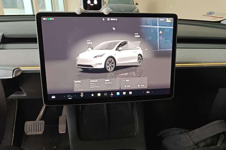 Used Tesla Model Y 2024 Rear-Wheel-Drive Version Audio And AC Panel