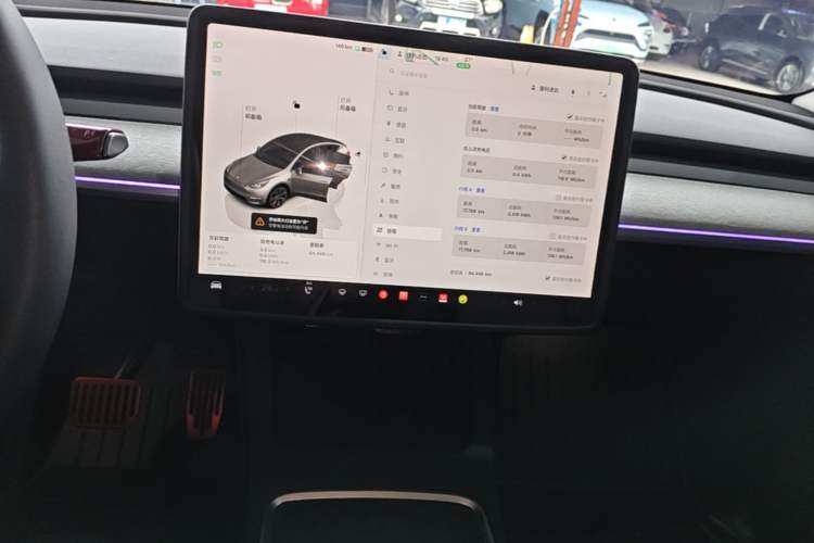 Used Tesla Model Y 2024 Rear-Wheel-Drive Version Audio And AC Panel