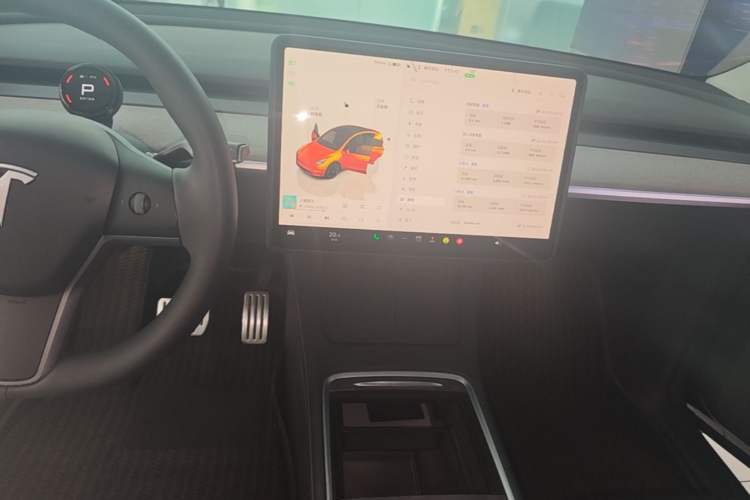 Used Tesla Model Y 2024 Rear-Wheel-Drive Version Audio And AC Panel