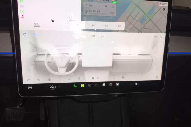 Used Tesla Model Y 2024 Long-Range All-Wheel-Drive Version Audio And AC Panel