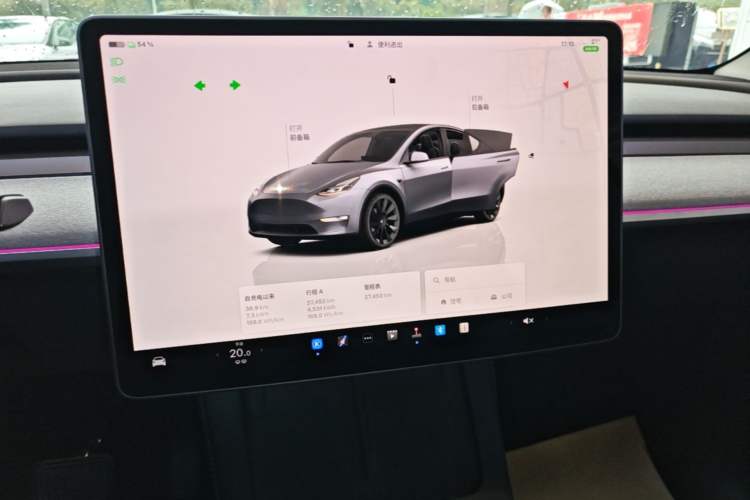 Used Tesla Model Y 2024 Rear-Wheel-Drive Version Audio And AC Panel