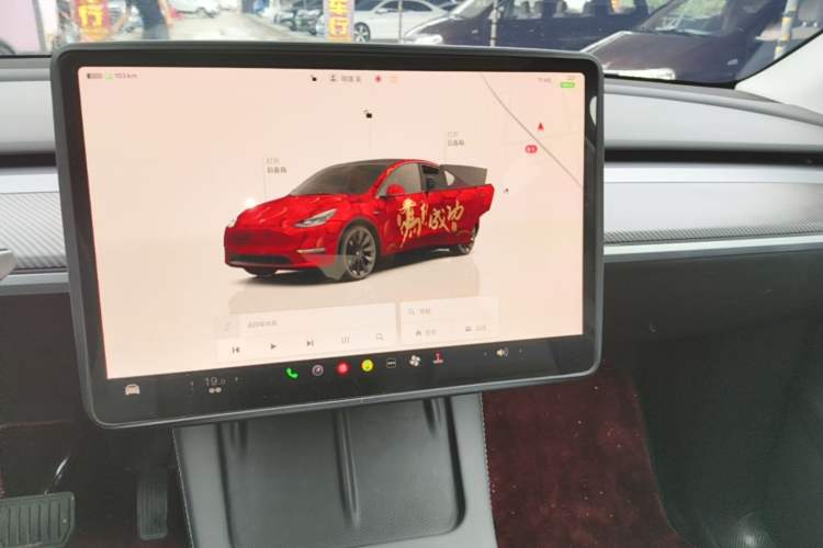 Used Tesla Model Y 2024 Rear-Wheel-Drive Version Audio And AC Panel