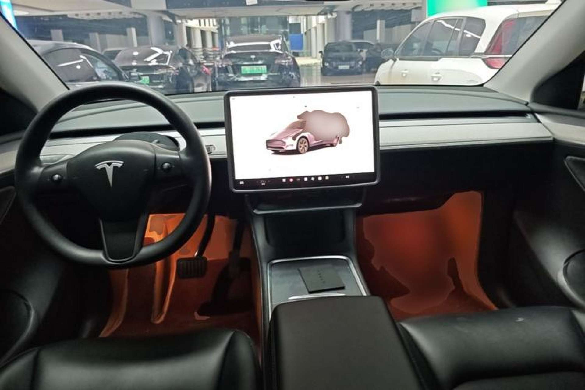 Used Tesla Model Y 2024 Rear-Wheel-Drive Version Center Console