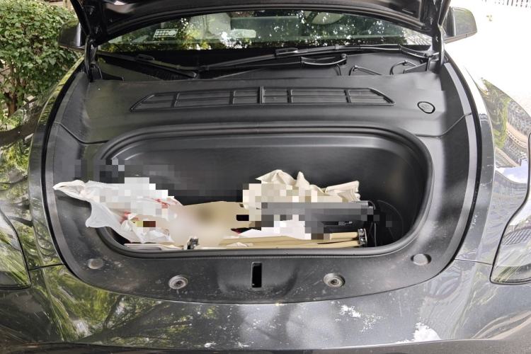 Used Tesla Model Y 2024 Rear-Wheel-Drive Version Engine Bay