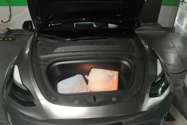 Used Tesla Model Y 2024 Long-Range All-Wheel-Drive Version Engine Bay