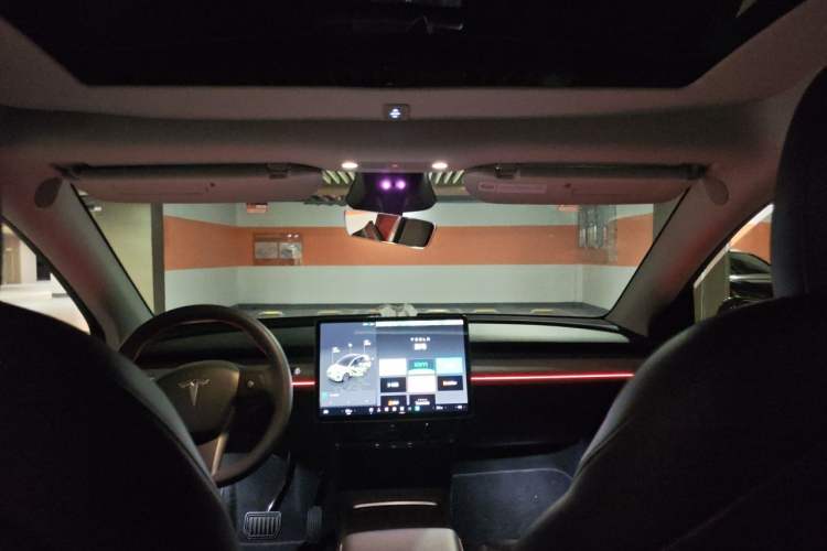 Used Tesla Model Y 2024 Long-Range All-Wheel-Drive Version Headliner