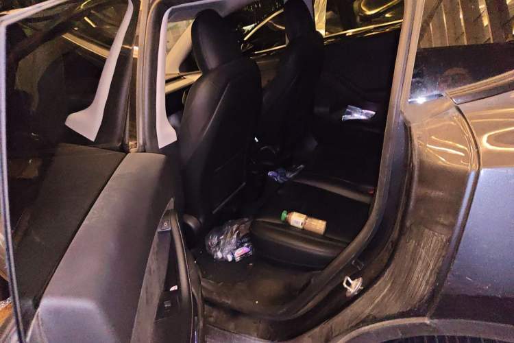 Used Tesla Model Y 2024 Long-Range All-Wheel-Drive Version Left Rear Seat