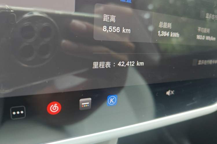 Used Tesla Model Y 2024 Rear-Wheel-Drive Version Odometer Close Up