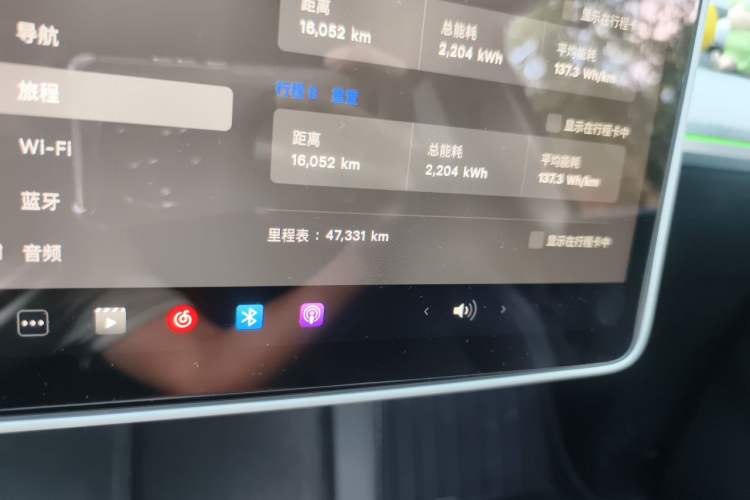 Used Tesla Model Y 2024 Rear-Wheel-Drive Version Odometer Close Up