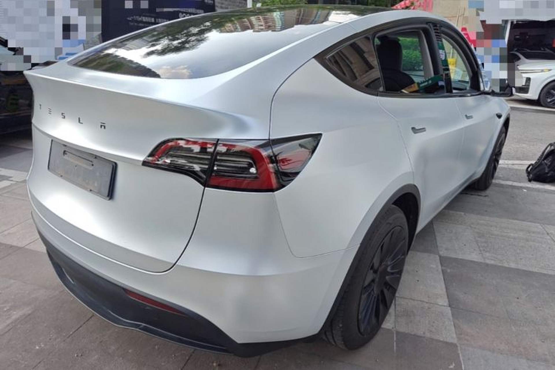 Used Tesla Model Y 2024 Long-Range All-Wheel-Drive Version Rear Right 45 Deg
