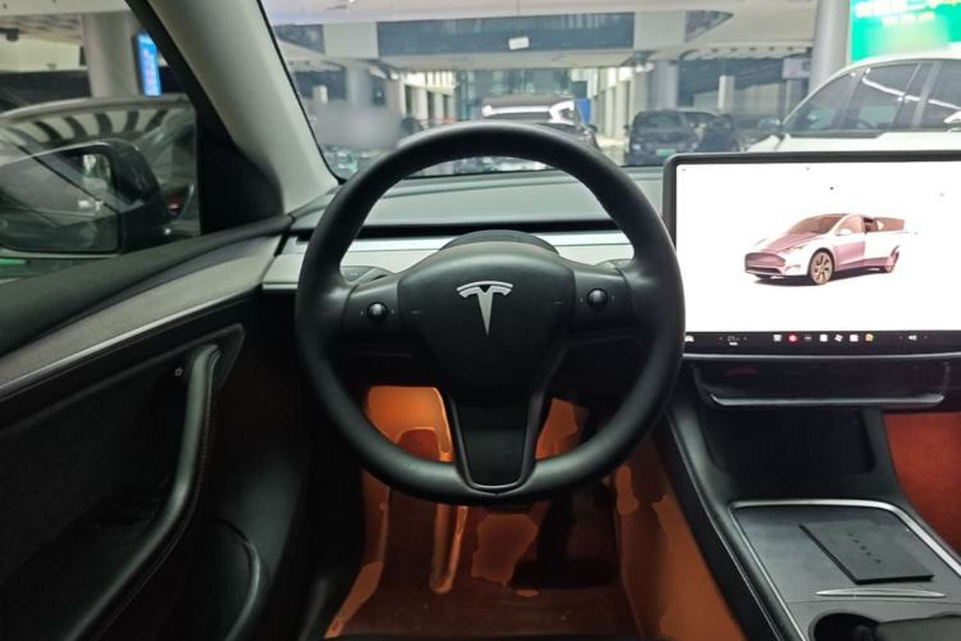 Used Tesla Model Y 2024 Rear-Wheel-Drive Version Steering Wheel