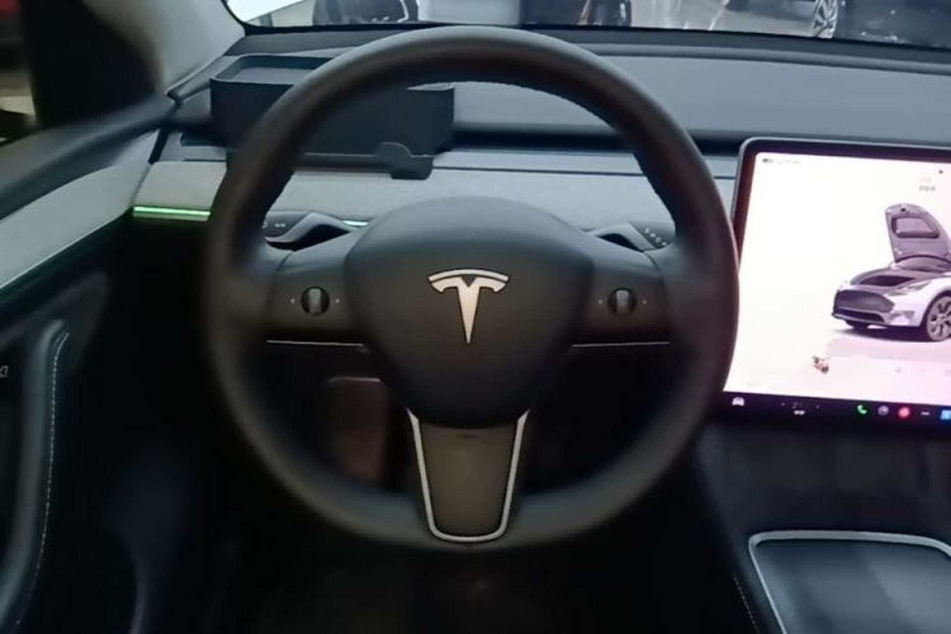 Used Tesla Model Y 2024 Rear-Wheel-Drive Version Steering Wheel