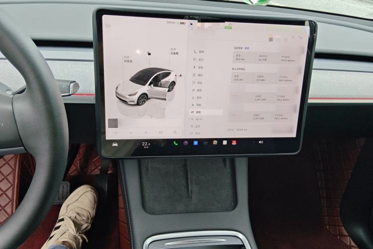 Used Tesla Model Y 2024 Rear-Wheel-Drive Version Audio And AC Panel