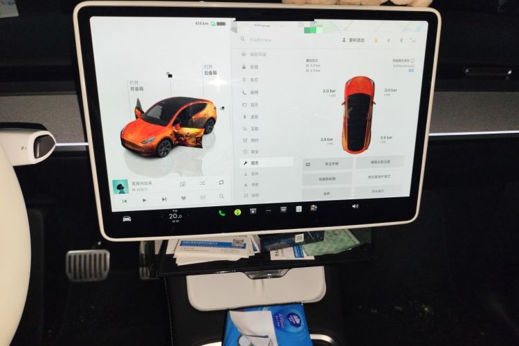 Used Tesla Model Y 2024 Rear-Wheel-Drive Version Audio And AC Panel