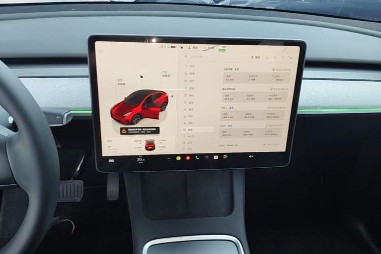 Used Tesla Model Y 2024 Rear-Wheel-Drive Version Audio And AC Panel