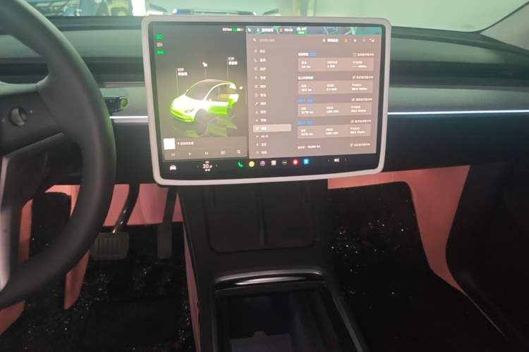 Used Tesla Model Y 2024 Rear-Wheel-Drive Version Audio And AC Panel
