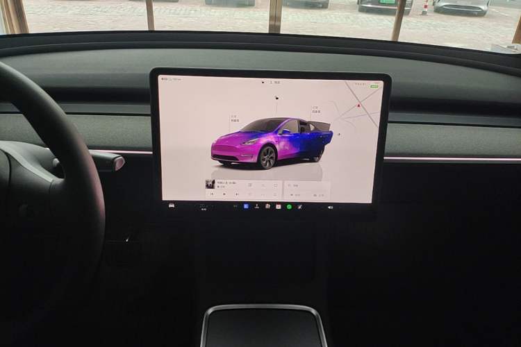 Used Tesla Model Y 2024 Rear-Wheel-Drive Version Audio And AC Panel