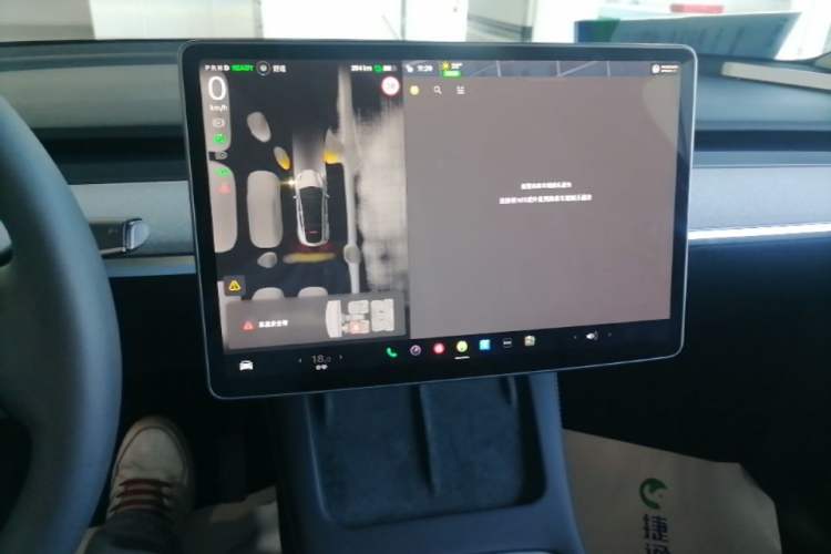 Used Tesla Model Y 2024 Rear-Wheel-Drive Version Audio And AC Panel