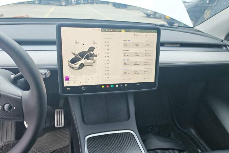 Used Tesla Model Y 2024 Rear-Wheel-Drive Version Audio And AC Panel