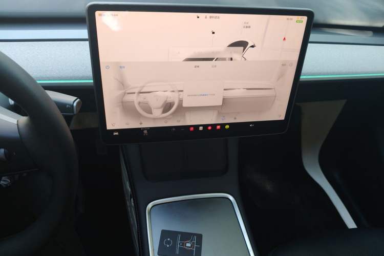 Used Tesla Model Y 2024 Rear-Wheel-Drive Version Audio And AC Panel