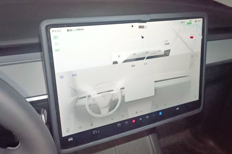 Used Tesla Model Y 2024 Rear-Wheel-Drive Version Audio And AC Panel