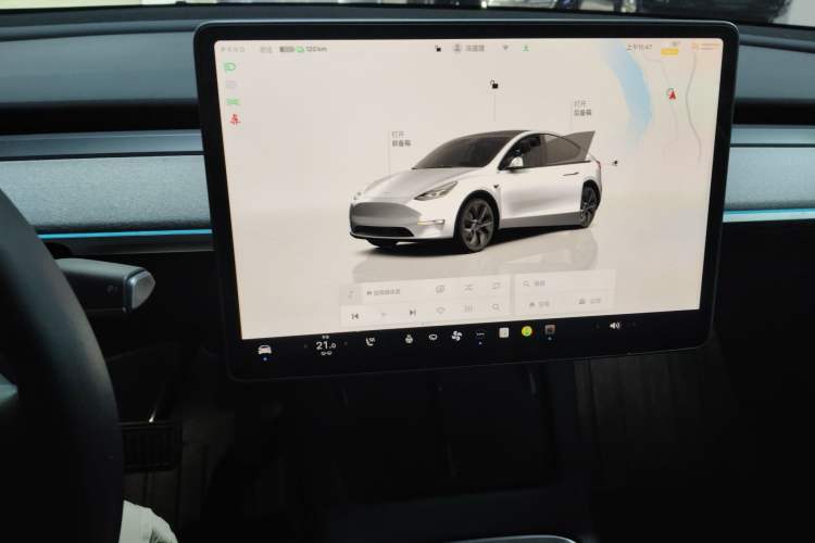 Used Tesla Model Y 2024 Rear-Wheel-Drive Version Audio And AC Panel