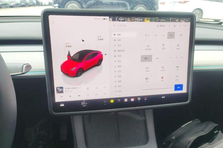 Used Tesla Model Y 2024 Rear-Wheel-Drive Version Audio And AC Panel
