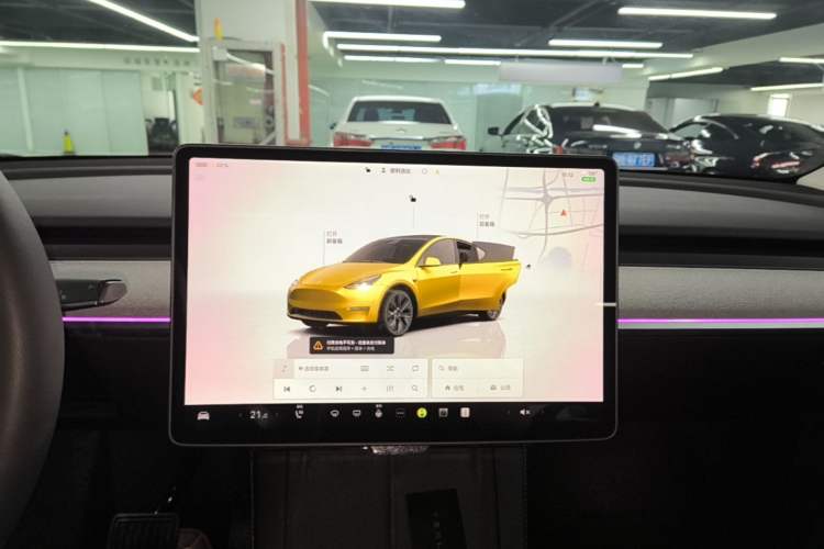 Used Tesla Model Y 2024 Rear-Wheel-Drive Version Audio And AC Panel