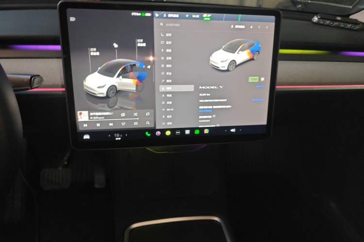 Used Tesla Model Y 2024 Rear-Wheel-Drive Version Audio And AC Panel