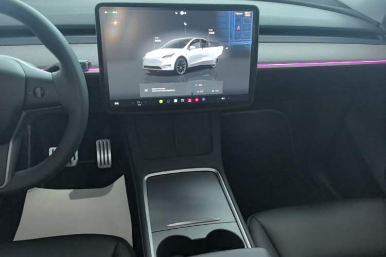Used Tesla Model Y 2024 Long-Range All-Wheel-Drive Version Audio And AC Panel