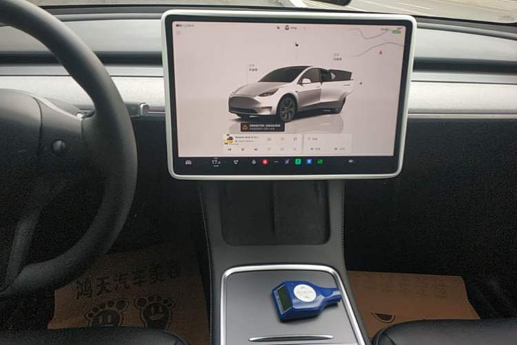 Used Tesla Model Y 2024 Rear-Wheel-Drive Version Audio And AC Panel