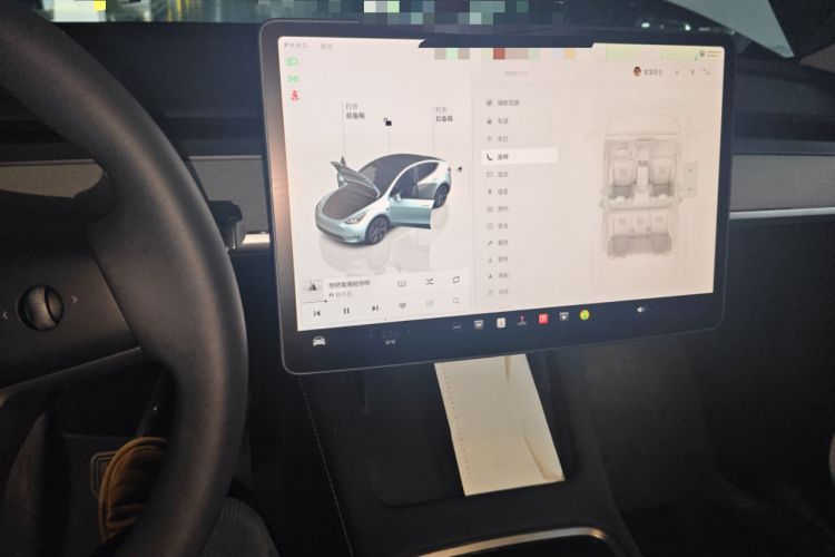 Used Tesla Model Y 2024 Rear-Wheel-Drive Version Audio And AC Panel