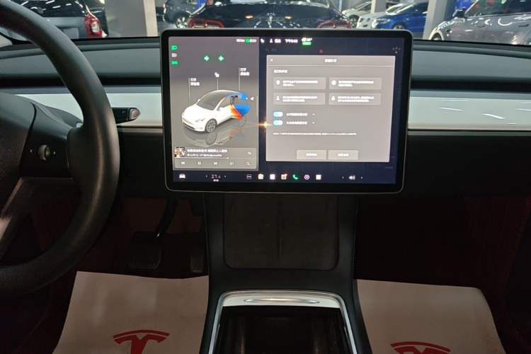 Used Tesla Model Y 2024 Rear-Wheel-Drive Version Audio And AC Panel