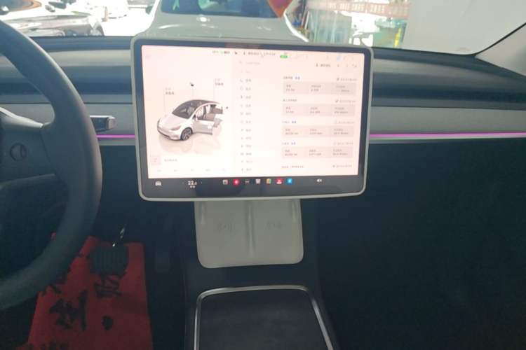 Used Tesla Model Y 2024 Rear-Wheel-Drive Version Audio And AC Panel