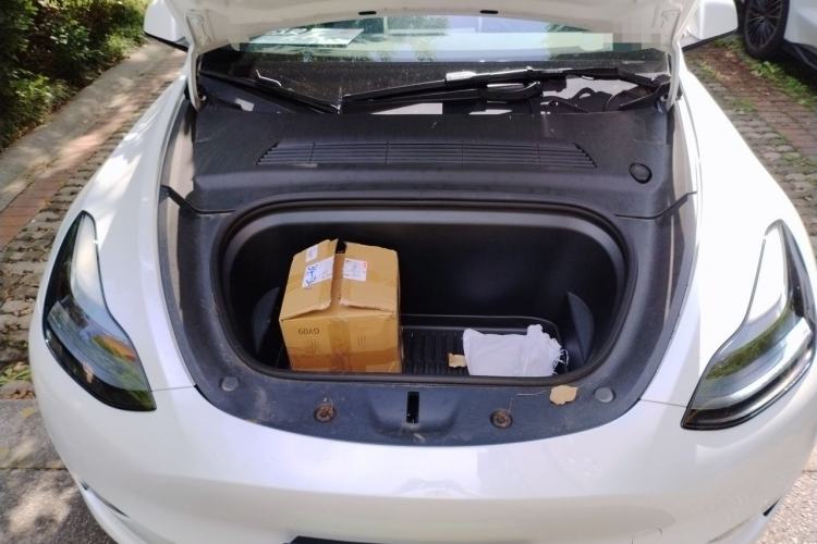 Used Tesla Model Y 2024 Long-Range All-Wheel-Drive Version Engine Bay