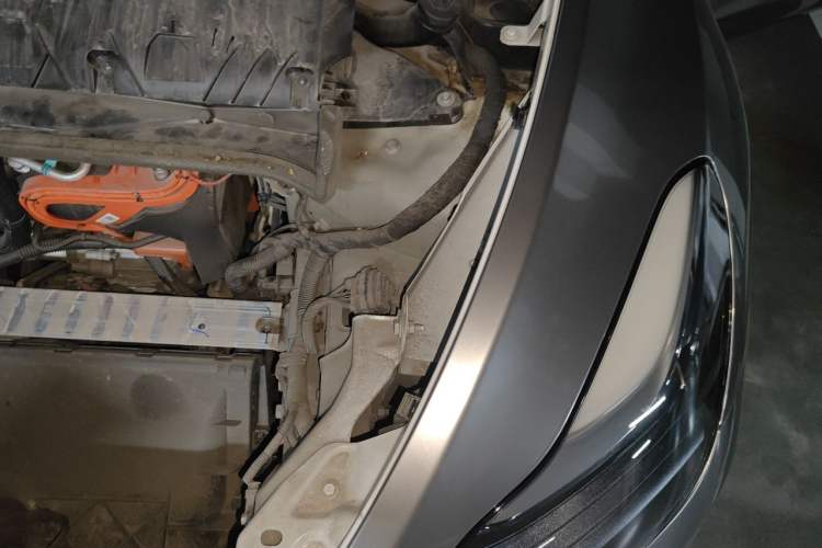 Used Tesla Model Y 2024 Long-Range All-Wheel-Drive Version Engine Bay Left