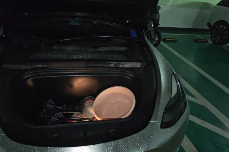 Used Tesla Model Y 2024 Long-Range All-Wheel-Drive Version Engine Bay Left