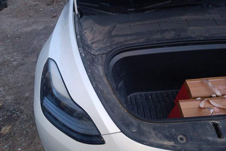 Used Tesla Model Y 2024 Long-Range All-Wheel-Drive Version Engine Bay Right