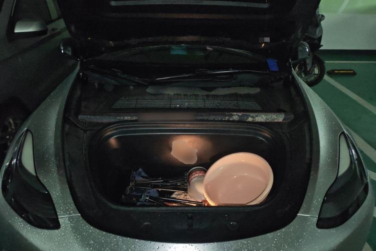Used Tesla Model Y 2024 Long-Range All-Wheel-Drive Version Engine Bay